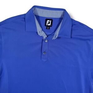 FootJoy Polo Shirt Men's Large‎ Purple Stretch Golf Lightweight